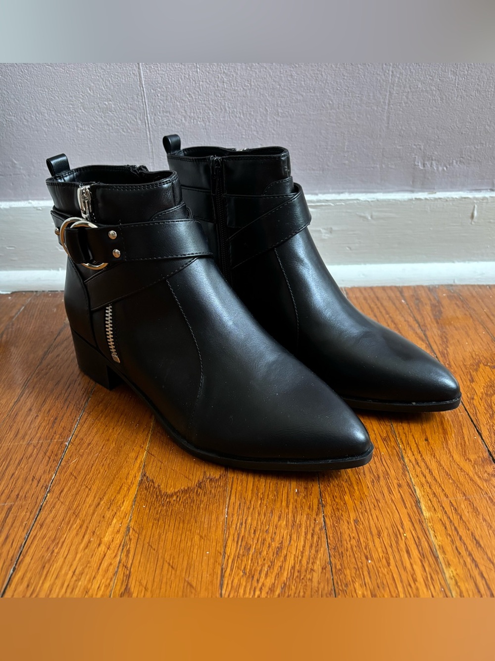 NEW Dahlia Leather Ankle Boot, 9.5